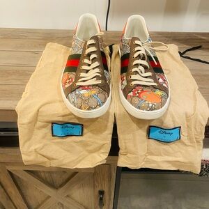 Gucci Disney Sneakers with Colorful Print